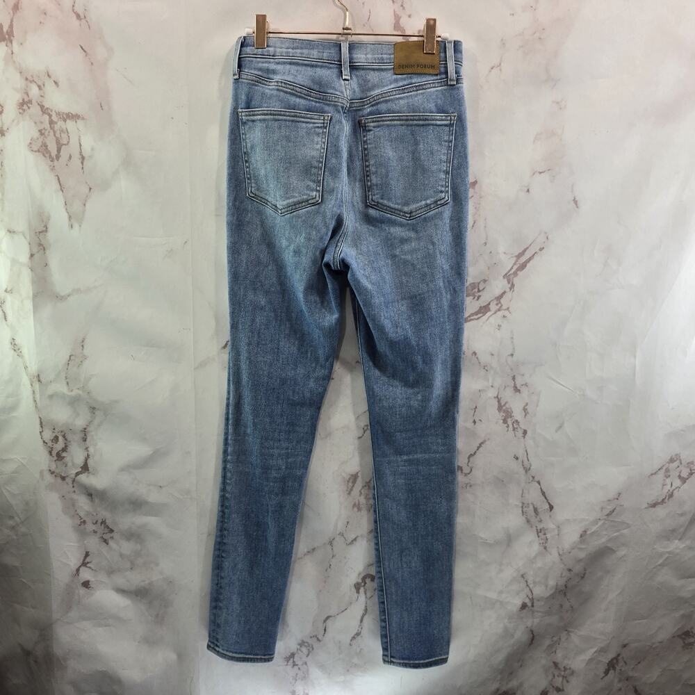 Denim Forum Jeans Womens 27 X 30 Lola High Rise Skinny Light Wash Aritzia